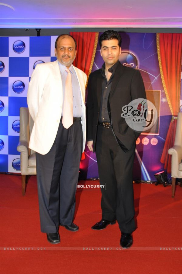 Karan Johar announced as the Brand Ambassador of 'LLoyd LED' at Hilton