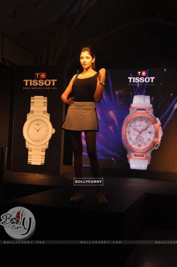 Model walk the ramp for launches ladies collection of Tissot watches