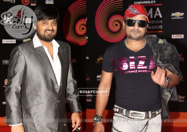 Sajid-Wajid at 'Chevrolet Global Indian Music Awards' at Kingdom of Dreams in Gurgaon