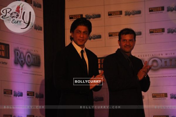 Shah Rukh Khan with Western Union launches Million Dollar Global compaign & promotion of film 'Ra.One' at Grand Hyatt Hotel (160574)