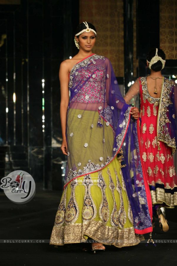 Model walks the ramp for Vikram Phadnis at Aamby Valley City India Bridal Week 2011 Day 1