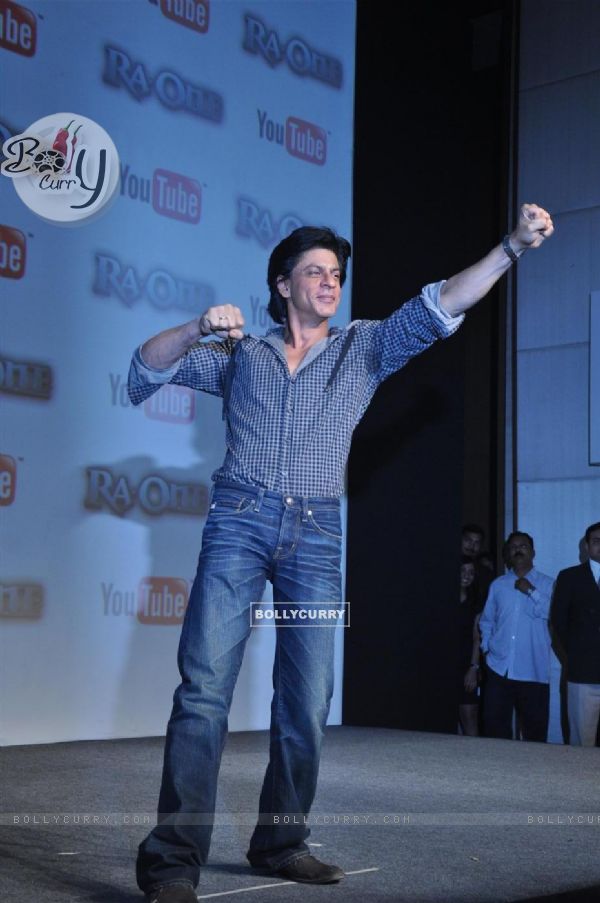 Shah Rukh Khan launched custom built movie channel on YouTube for his upcoming film 'Ra.One'