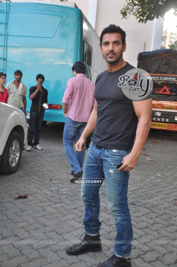 John Abraham during the promotion of their film 'Force' in Mumbai (161267)