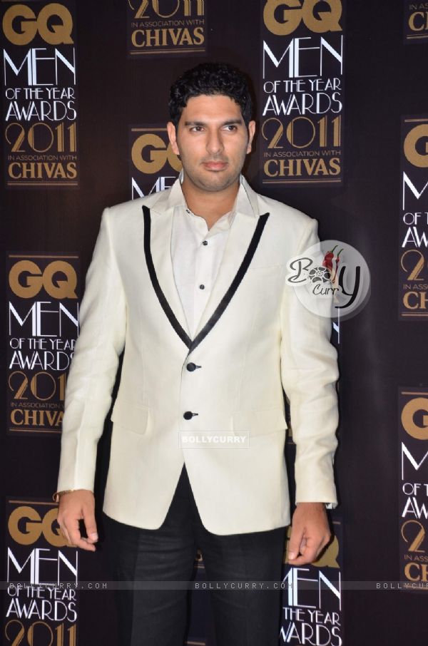 Yuvraj Singh at GQ celebrates its 3rd anniversary in India with the Men of the Year Awards