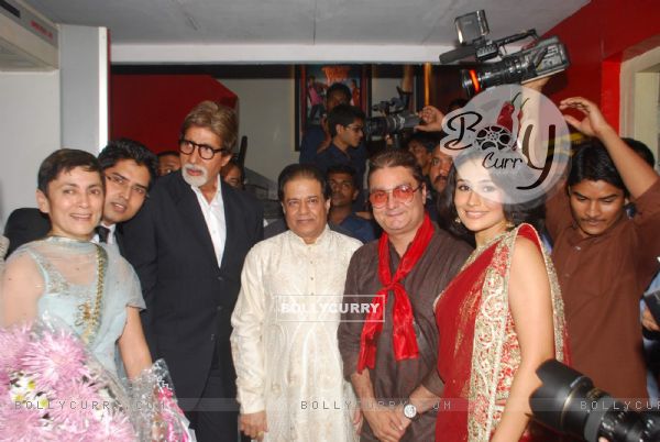 Big B, Cast and Crew at 'Tere Mere Phere' movie premiere show (161664)