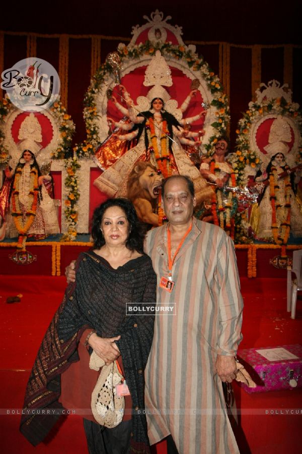 Celebs at Sarbojanin Durga Puja Pandal in Mumbai