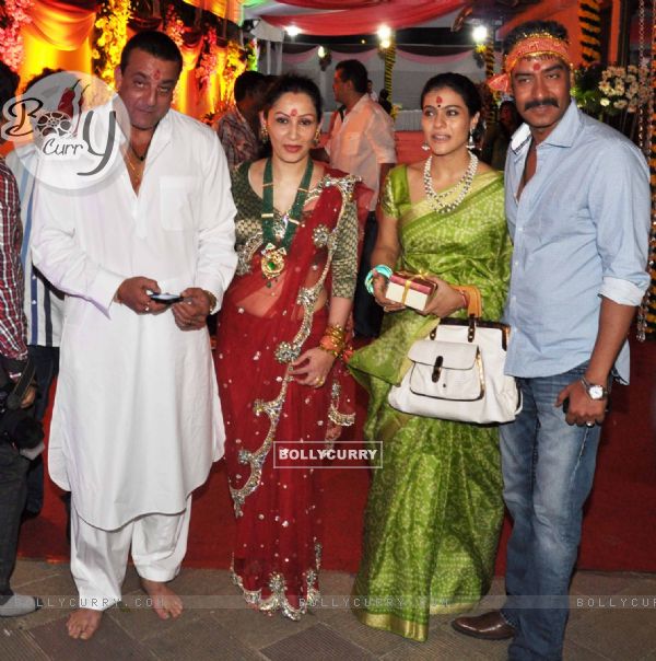 Celebs grace Sanjay Dutt's Mata Ki Chowki in Bandra