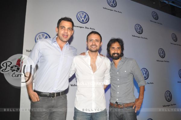 Cyrus Sahukar attend the Planet Volkswagen launches party at Blue Frog
