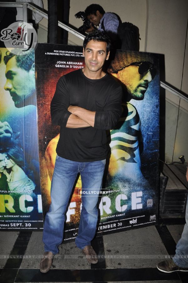 John Abraham at Success party of 'Force' movie (162934)