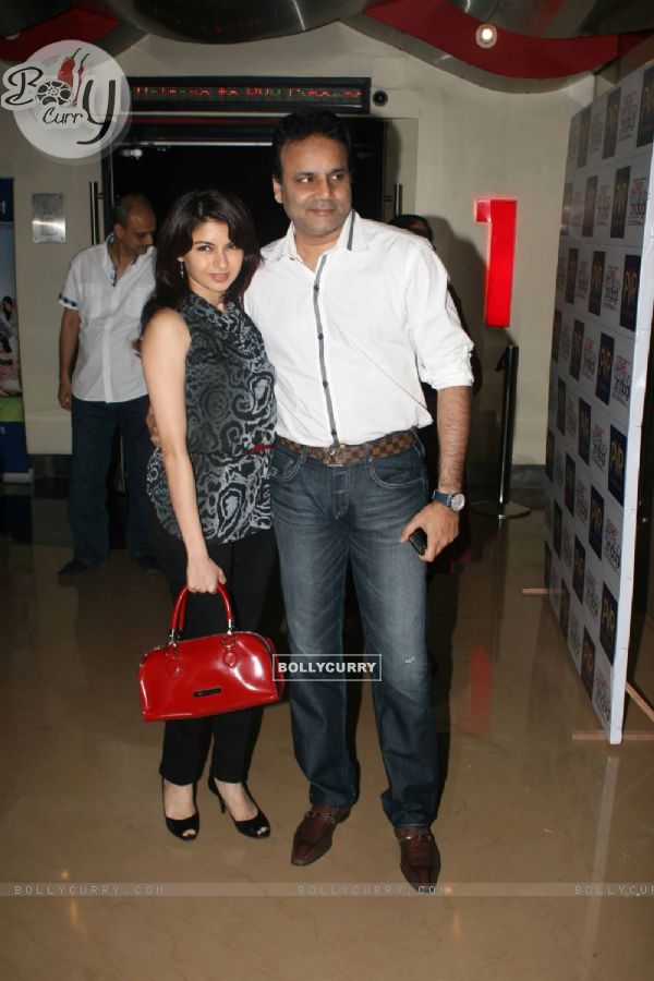 Bhagyashree with hubby at Premiere of movie 'Love Breakups Zindagi' at PVR (163154)