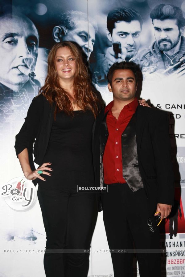 Sachin Joshi and Candice Boucher at Press Conference of film 'Aazaan' (164012)
