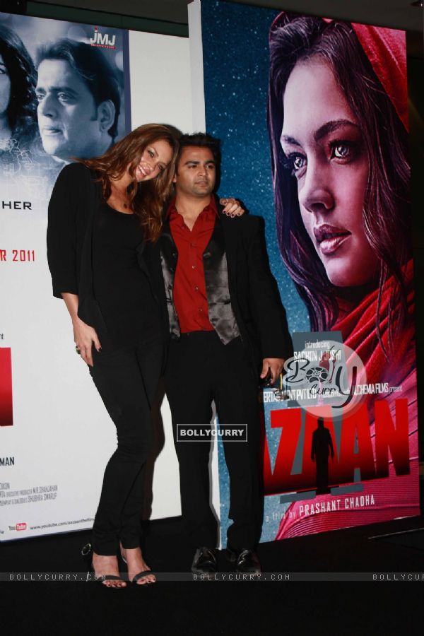 Sachin Joshi and Candice Boucher at Press Conference of film 'Aazaan' (164013)