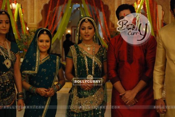 Karan Mehra, Hina Khan, Pooja Joshi in tv show Ye Rishta Kya Kehlata Hai