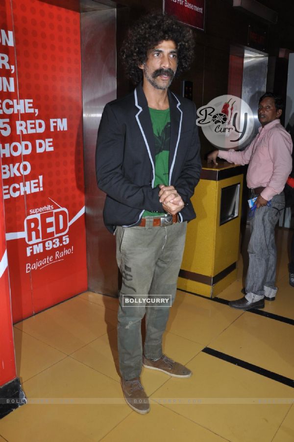 Makrand Deshpande at Premiere of film 'Aazaan' at PVR Cinemas in Juhu, Mumbai