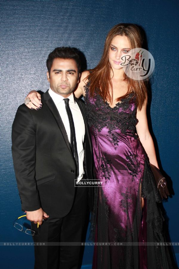 Sachin Joshi and Candice Boucher at Premiere of film 'Aazaan' at the Grand Cineplex in Dubai (164076)