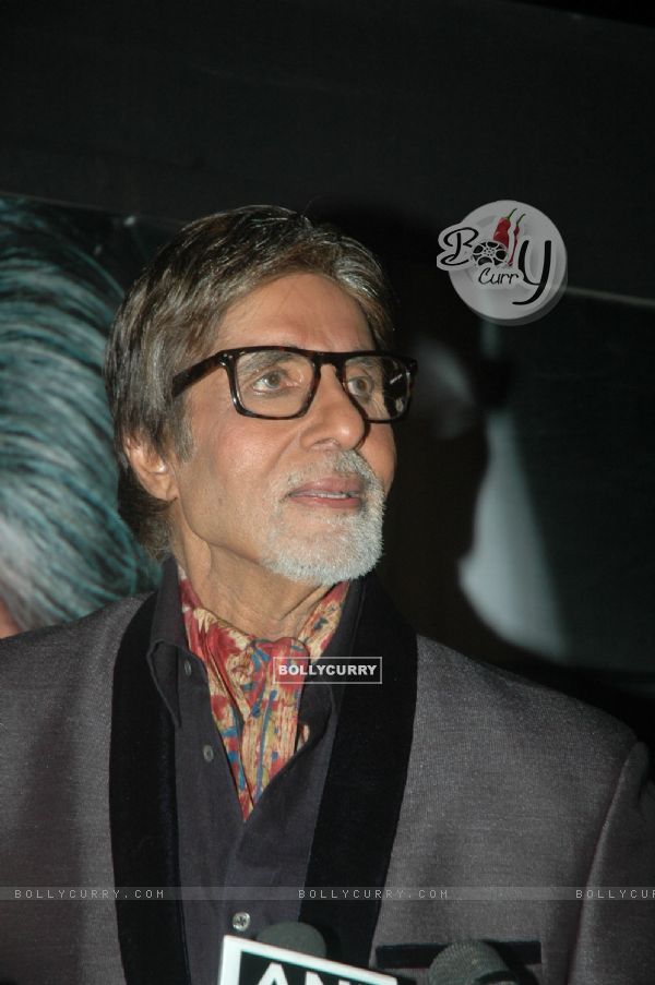 Amitabh Bachchan with Kaun Banega Crorepati 5 winner announcement at Filmcity