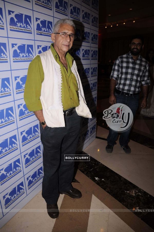 Naseeruddin Shah at Firoz Nadiadwala organised event to support Anhad NGO at JW Marriott in Juhu