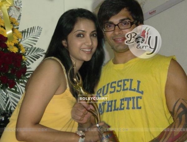 Karan Singh Grover with Shilpa Anand