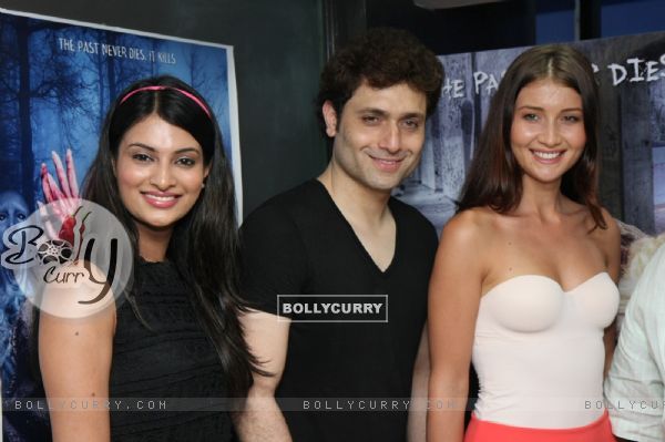 Shiney Ahuja with Sayali Bhagat promotes his film 'Ghost' in Andheri