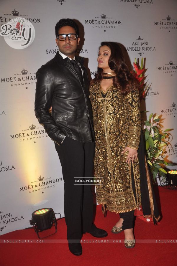 Abhishek and Aishwarya Rai Bachchan at Abu Jani celebrates 25 years with Moet Chandon at China House