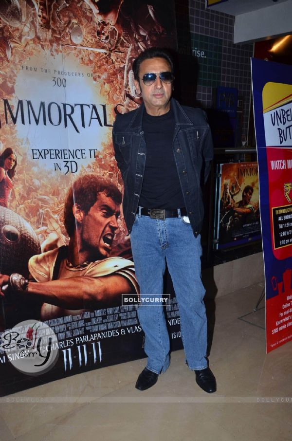 Gulshan Grover at Immortals film premiere at PVR
