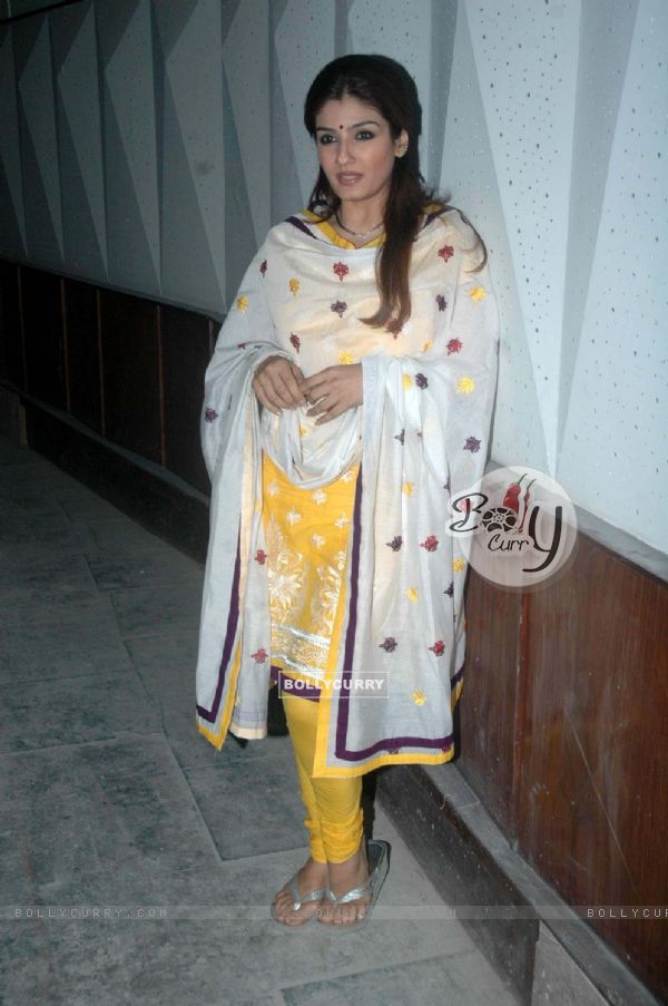 Raveena at children's day celebrations at Mehboob. .