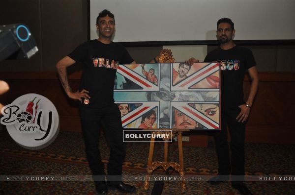 Raj and Pablo celebrate love of Bollywood Jollywood by launching T-shirt inspired by the vibrancy of Retro Indian film iconography