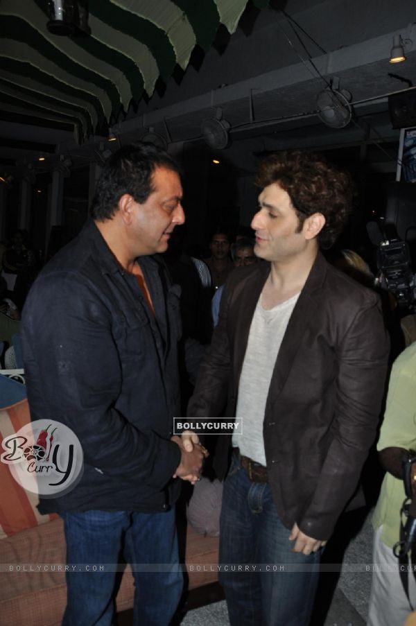 Sanjay Dutt with Shiney Ahuja launches film 'Ghost' music at Olive Kitchen and Bar at Bandra in Mumb (170432)