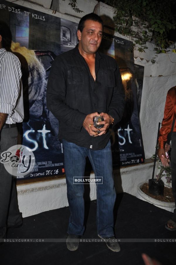 Sanjay Dutt launches film 'Ghost' music at Olive Kitchen and Bar at Bandra in Mumbai