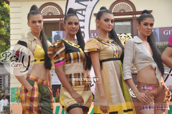 Models at The Dirty Picture Race at Mahalaxmi Race Course in Mumbai