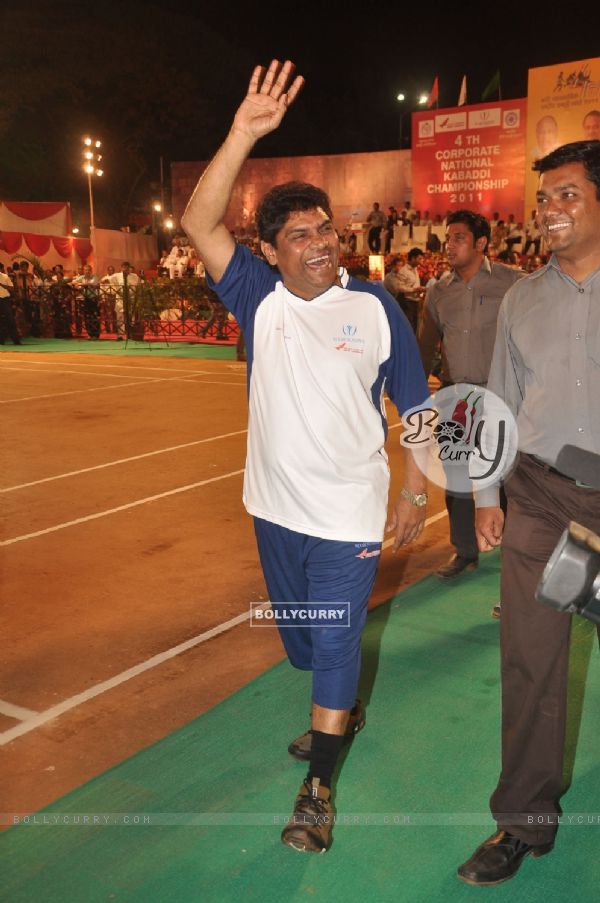 Johny Lever grace National Kabaddi championship at Dadar, Mumbai