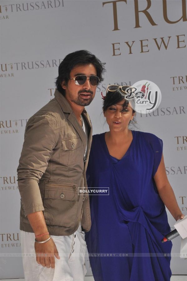 Rannvijay Singh and Shweta Salve at Trussardi watch launch at Olive