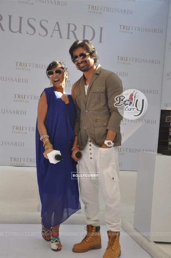 Rannvijay Singh and Shweta Salve at Trussardi watch launch at Olive