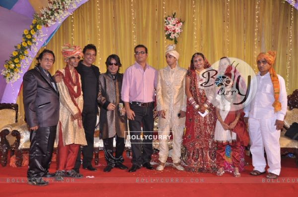 Abhijeet at Wedding of famous music director Dilip Sens daughter Ms Simmin held in Mumbai