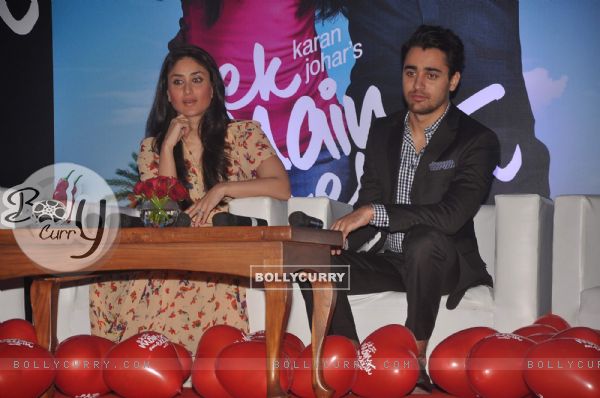 Kareena Kapoor and Imran Khan unveiled the first look of film "Ek Main Aur Ekk Tu" at Taj Lands End