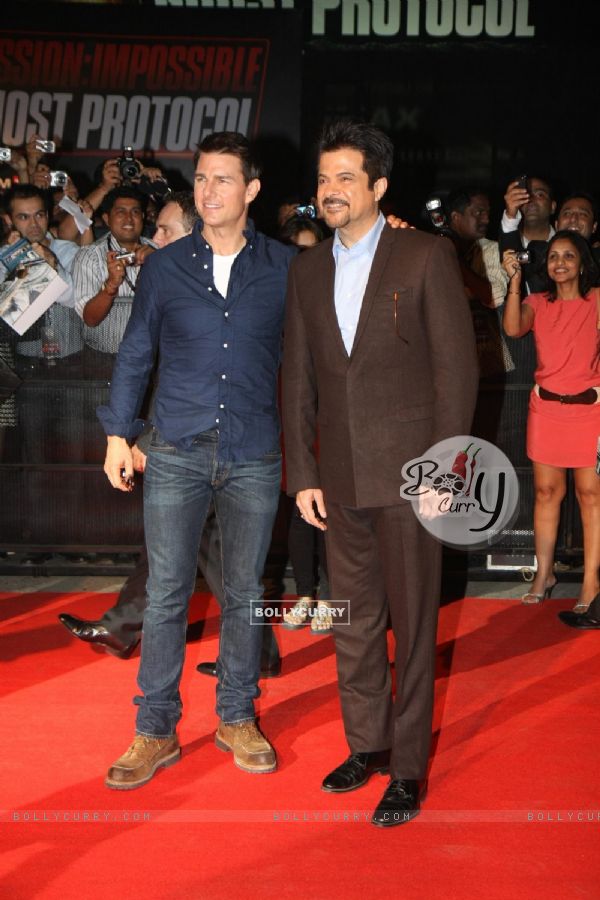 Tom Cruise and Anil Kapoor at special screening of Mission Impossible - Ghost Protocol at Imax