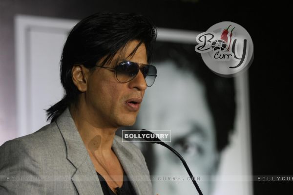 Shah Rukh Khan unviels srkopus.com and his special signing of Copy Number 1 signature at Hotel Trident in BKC, Mumbai