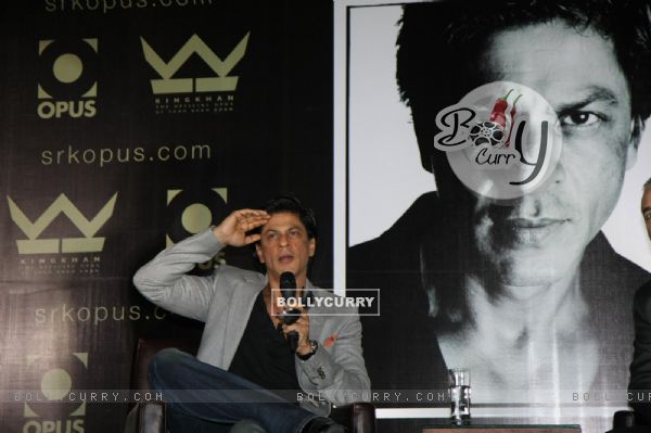 Shah Rukh Khan unviels srkopus.com and his special signing of Copy Number 1 signature at Hotel Trident in BKC, Mumbai