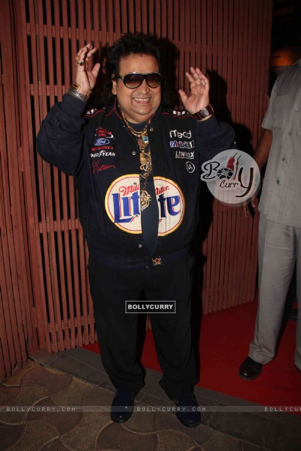Bappi Lahiri at The Dirty Picture success party