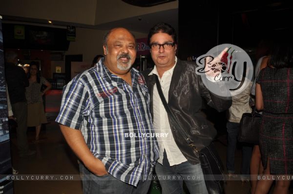 Saurabh Shukla with Vinay Pathak at Premiere of film 'Pappu Can't Dance Saala'