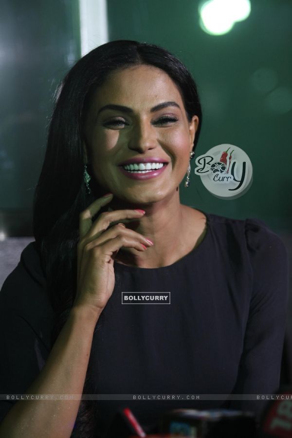 Veena Malik holds press conference for the controversy surrounding her MISSING status at Sheesha Gold Lounge in Andheri, Mumbai