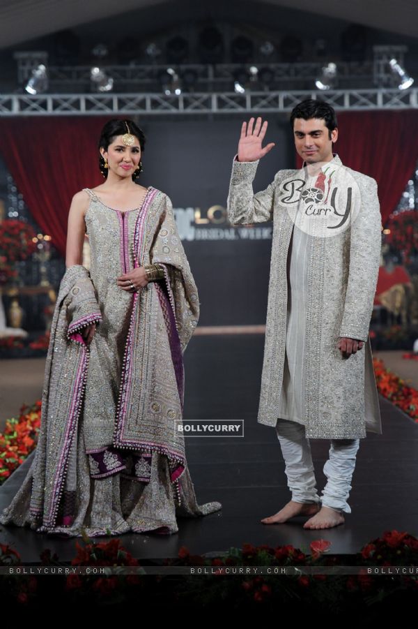 Fawad and Mahira in Bridal Coture Week
