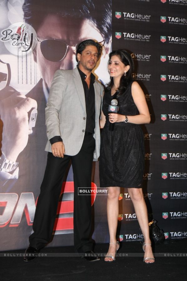 Shah Rukh Khan at the promotional campaign of film Don 2 in association with TAG HEUER watch brand at Cinemax in Mumbai