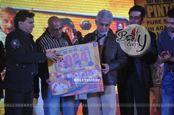 Naseeruddin Shah, Atul Kulkarni and Ravi Kissen at Music Launch Of Chaalis Chaurasi