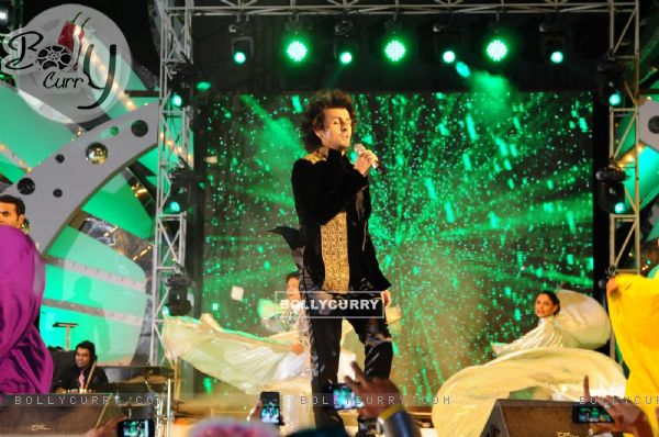 Sonu Niigam performing at Aamby Valley City for New Year's Eve event at Hotel Sahara Star in Lonaval