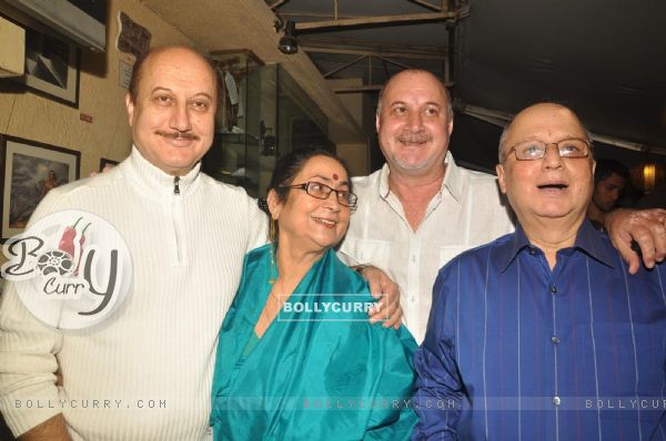 Book launch of Anupam Kher titled, 'The Best Thing About You Is You' at Le Sutra in Bandra, Mumbai