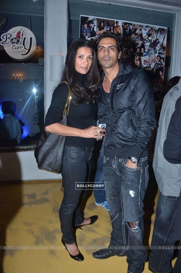 Arjun Rampal with wife grace Dabboo Ratnani Calendar launch