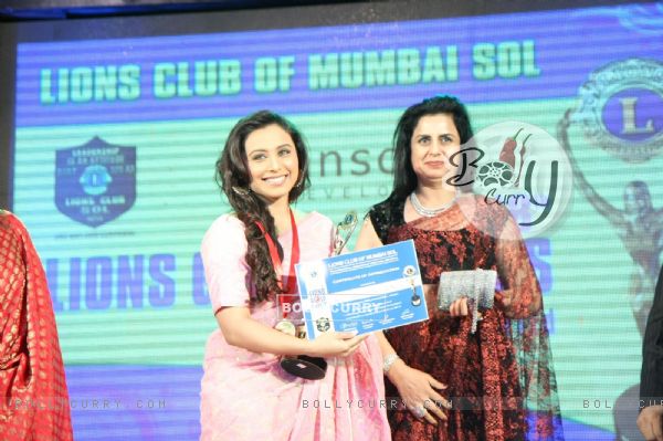 Rani Mukherjee at 18th LIONS GOLD AWARDS at Bhaidas Hall in Mumbai