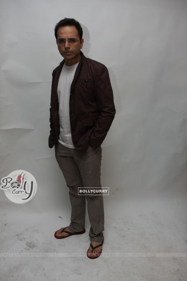 Harsh Chhaya on the sets of Diary of a Butterfly in Mumbai