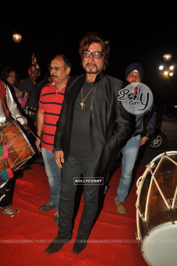 Shakti Kapoor attending "Lohri Di Raat" festival in Mumbai